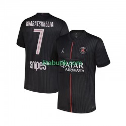 Paris Saint-Germain Khvicha Kvaratskhelia 7 Män Fjärde Fotbollströja 2025-2026 Kortärmad Paris Saint-Germain Khvicha Kvaratskhelia 7 Män Fjärde Fotbollströja 2025-2026 Kortärmad