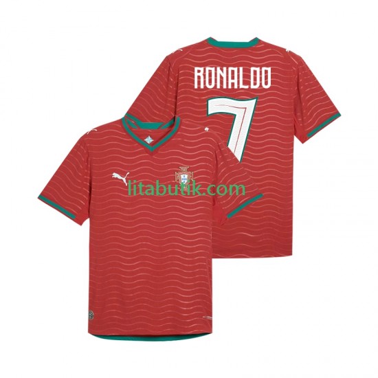 Portugal Cristiano Ronaldo 7 Män Hemma Fotbollströja VM 2026 Kortärmad