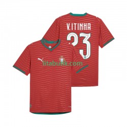Portugal Vitinha 23 Män Hemma Fotbollströja VM 2026 Kortärmad Portugal Vitinha 23 Män Hemma Fotbollströja VM 2026 Kortärmad