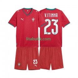 Portugal Vitinha 23 Barn Hemma Fotbollströja VM 2026 Kortärmad Portugal Vitinha 23 Barn Hemma Fotbollströja VM 2026 Kortärmad
