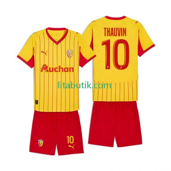 RC Lens Florian Thauvin 10 Barn Hemma Fotbollströja 2025-2026 Kortärmad
