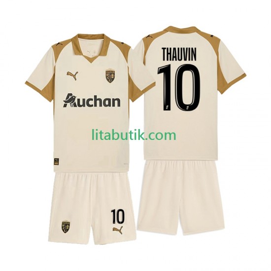 RC Lens Florian Thauvin 10 Barn Tredje Fotbollströja 2025-2026 Kortärmad