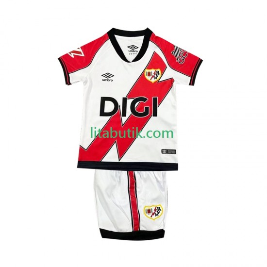 Rayo Vallecano Barn Hemma Fotbollströja 2025-2026 Kortärmad