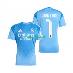 Real Madrid Thibaut Courtois 1 Målvakt Män Hemma Fotbollströja 2025-2026 Kortärmad Real Madrid Thibaut Courtois 1 Målvakt Män Hemma Fotbollströja 2025-2026 Kortärmad