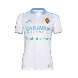 Real Zaragoza Män Hemma Fotbollströja 2025-2026 Kortärmad Real Zaragoza Män Hemma Fotbollströja 2025-2026 Kortärmad