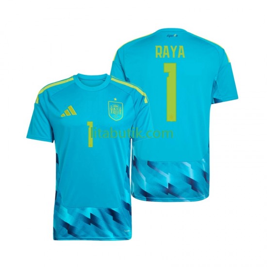 Spanien David Raya 1 Målvakt Män Hemma Fotbollströja VM 2026 Kortärmad