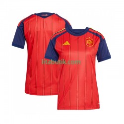 Spanien Dam Hemma Fotbollströja VM 2026 Kortärmad