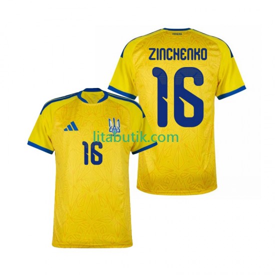 Ukraina Oleksandr Zinchenko 16 Män Hemma Fotbollströja VM 2026 Kortärmad
