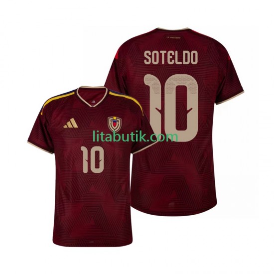 Venezuela Yeferson Soteldo 10 Män Hemma Fotbollströja 2026 Kortärmad