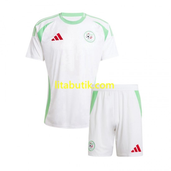 Algeriet Barn Hemma Fotbollströja 2024-2025 Kortärmad