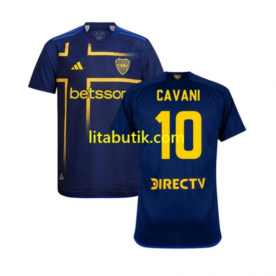 Boca Juniors CAVANI 10 Män Tredje Fotbollströja 2024-2025 Kortärmad