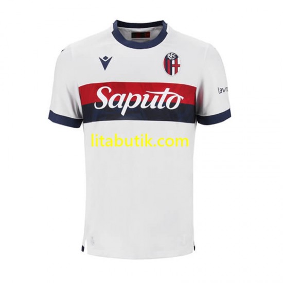 Bologna Män Borta Fotbollströja 2024-2025 Kortärmad