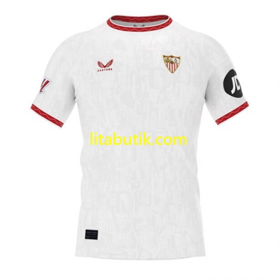 Sevilla FC Män Hemma Fotbollströja 2024 Kortärmad