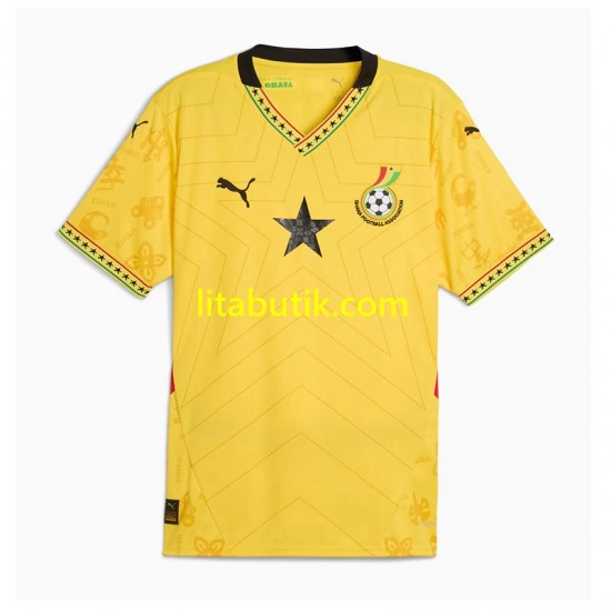 Ghana Män Borta Fotbollströja 2024 Kortärmad