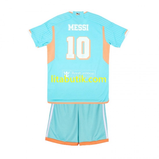 Inter Miami Lionel Messi 10 Barn Tredje Fotbollströja 2024-2025 Kortärmad