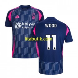 Nottingham Forest Chris Wood 11 Män Borta Fotbollströja 2024-2025 Kortärmad Nottingham Forest Chris Wood 11 Män Borta Fotbollströja 2024-2025 Kortärmad