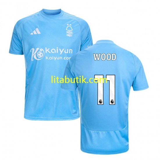 Nottingham Forest Chris Wood 11 Män Tredje Fotbollströja 2024-2025 Kortärmad
