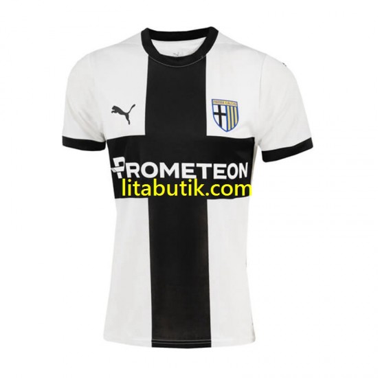 Parma Män Hemma Fotbollströja 2024-2025 Kortärmad