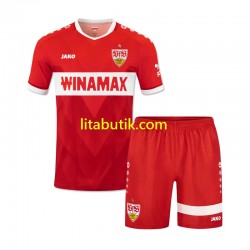 VfB Stuttgart Barn Borta Fotbollströja 2024-2025 Kortärmad VfB Stuttgart Barn Borta Fotbollströja 2024-2025 Kortärmad