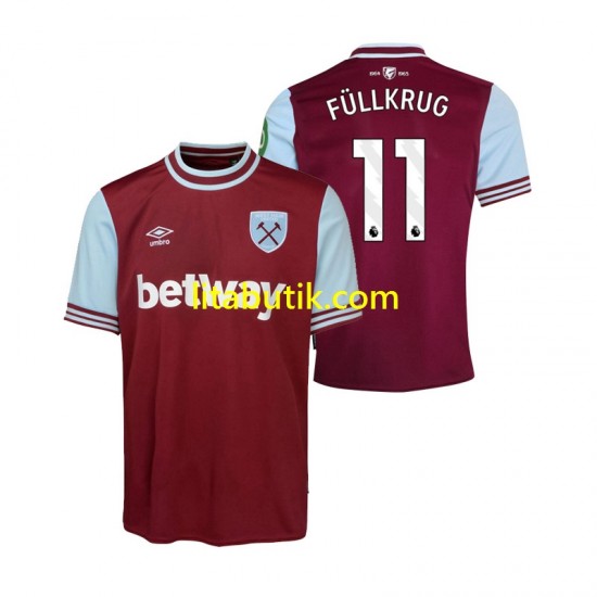 West Ham United FULLKRUG 11 Män Hemma Fotbollströja 2024-2025 Kortärmad