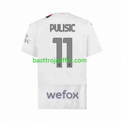 AC Milan Christian Pulisic 11 Män Borta Fotbollströja 2023-2024 Kortärmad AC Milan Christian Pulisic 11 Män Borta Fotbollströja 2023-2024 Kortärmad