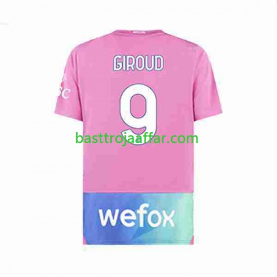 AC Milan Olivier Giroud 9 Män Tredje Fotbollströja 2023-2024 Kortärmad