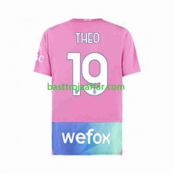 AC Milan THEO 19 Män Tredje Fotbollströja 2023-2024 Kortärmad AC Milan THEO 19 Män Tredje Fotbollströja 2023-2024 Kortärmad