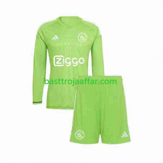 AFC Ajax Målvakt Barn Hemma Fotbollströja 2023-2024 Långärmad