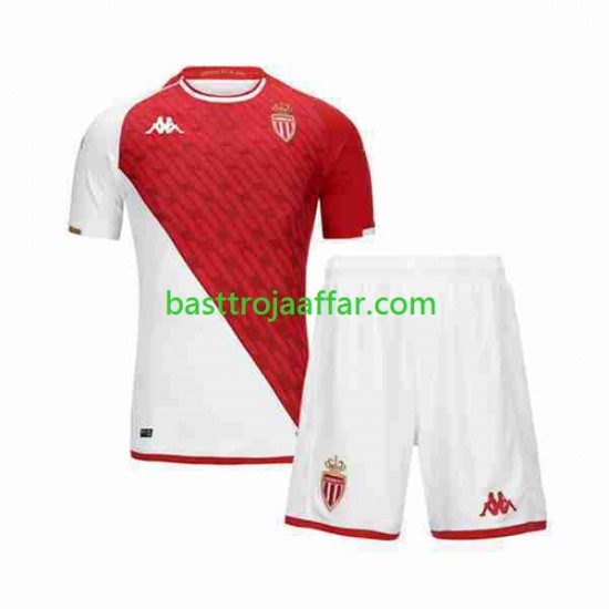 AS Monaco Barn Hemma Fotbollströja 2023-2024 Kortärmad