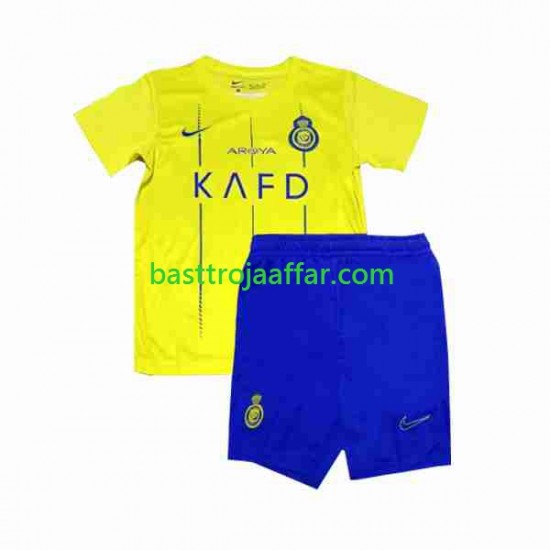 Al-Nassr Ronaldo 7 Barn Hemma Fotbollströja 2023-2024 Kortärmad