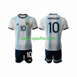 Argentina Maradona 10 2019-2020 Barn Hemma Fotbollströja Kortärmad Argentina Maradona 10 2019-2020 Barn Hemma Fotbollströja Kortärmad
