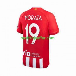 Atlético Madrid 2 Alvaro Morata 19 Män Hemma Fotbollströja 2023-2024 Kortärmad Atlético Madrid 2 Alvaro Morata 19 Män Hemma Fotbollströja 2023-2024 Kortärmad