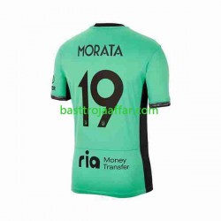 Atlético Madrid 2 Alvaro Morata 19 Män Tredje Fotbollströja 2023-2024 Kortärmad Atlético Madrid 2 Alvaro Morata 19 Män Tredje Fotbollströja 2023-2024 Kortärmad