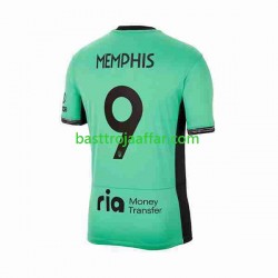 Atlético Madrid 2 Memphis Depay 9 Män Tredje Fotbollströja 2023-2024 Kortärmad Atlético Madrid 2 Memphis Depay 9 Män Tredje Fotbollströja 2023-2024 Kortärmad