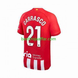 Atlético Madrid 2 Yannick Carrasco 21 Män Hemma Fotbollströja 2023-2024 Kortärmad Atlético Madrid 2 Yannick Carrasco 21 Män Hemma Fotbollströja 2023-2024 Kortärmad