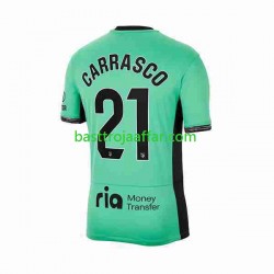 Atlético Madrid 2 Yannick Carrasco 21 Män Tredje Fotbollströja 2023-2024 Kortärmad Atlético Madrid 2 Yannick Carrasco 21 Män Tredje Fotbollströja 2023-2024 Kortärmad