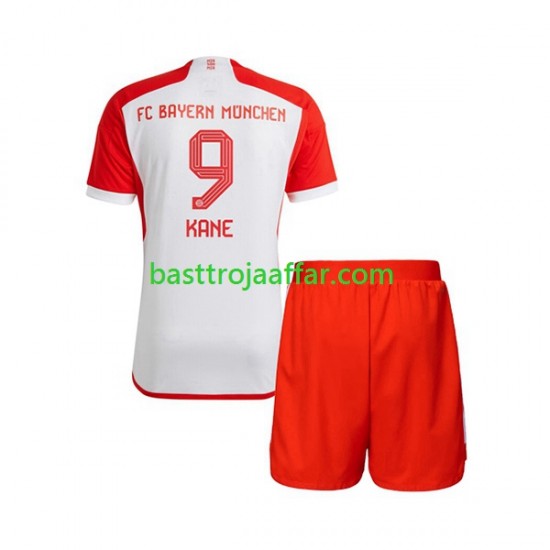 FC Bayern München Harry Kane 9 Barn Hemma Fotbollströja 2023-2024 Kortärmad