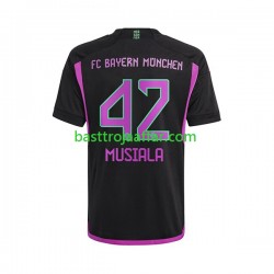 FC Bayern München Jamal Musiala 42 Män Borta Fotbollströja 2023-2024 Kortärmad FC Bayern München Jamal Musiala 42 Män Borta Fotbollströja 2023-2024 Kortärmad
