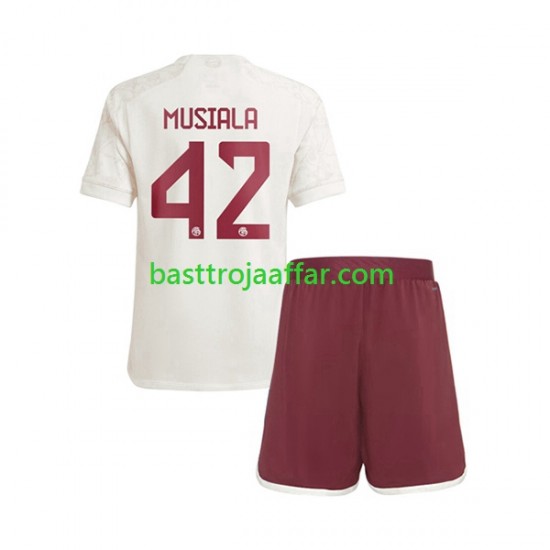 FC Bayern München Jamal Musiala 42 Barn Tredje Fotbollströja 2023-2024 Kortärmad