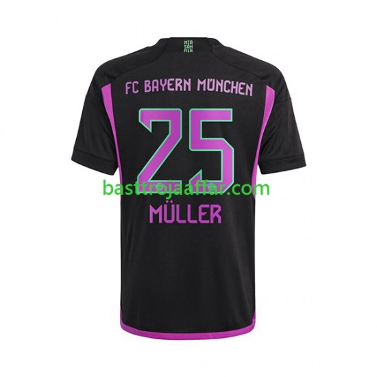 FC Bayern München Thomas Muller 25 Män Borta Fotbollströja 2023-2024 Kortärmad