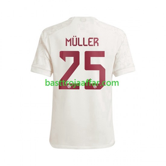 FC Bayern München Thomas Muller 25 Män Tredje Fotbollströja 2023-2024 Kortärmad
