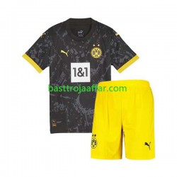 Borussia Dortmund Barn Borta Fotbollströja 2023-2024 Kortärmad