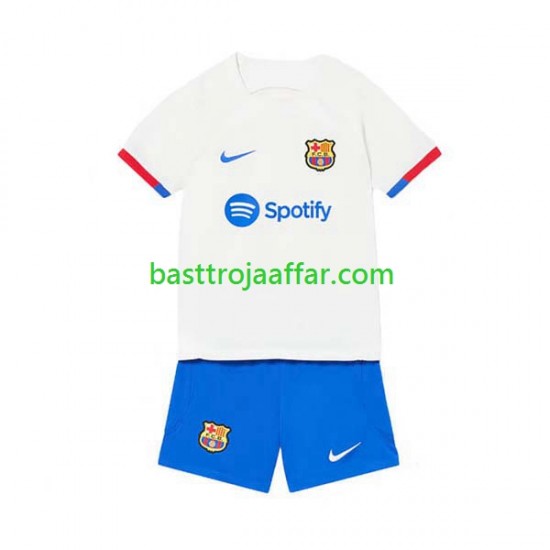 FC Barcelona Barn Borta Fotbollströja 2023-2024 Kortärmad