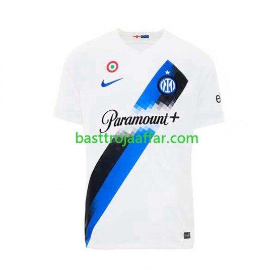 Inter Milan Män Borta Fotbollströja 2023-2024 Kortärmad