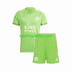 Leicester City Målvakt Barn Borta Fotbollströja 2023-2024 Kortärmad Leicester City Målvakt Barn Borta Fotbollströja 2023-2024 Kortärmad