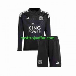 Leicester City Målvakt Barn Tredje Fotbollströja 2023-2024 Långärmad Leicester City Målvakt Barn Tredje Fotbollströja 2023-2024 Långärmad