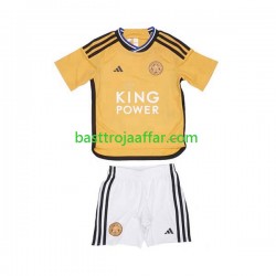 Leicester City Barn Tredje Fotbollströja 2023-2024 Kortärmad Leicester City Barn Tredje Fotbollströja 2023-2024 Kortärmad