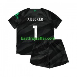 Liverpool A.Becker 1 Målvakt Barn Borta Fotbollströja 2023-2024 Kortärmad