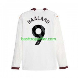 Manchester City Erling Haaland 9 Män Borta Fotbollströja 2023-2024 Långärmad Manchester City Erling Haaland 9 Män Borta Fotbollströja 2023-2024 Långärmad