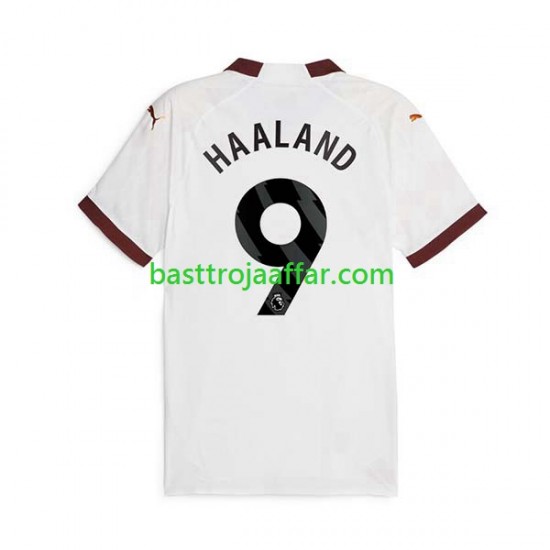 Manchester City Erling Haaland 9 Män Borta Fotbollströja 2023-2024 Kortärmad